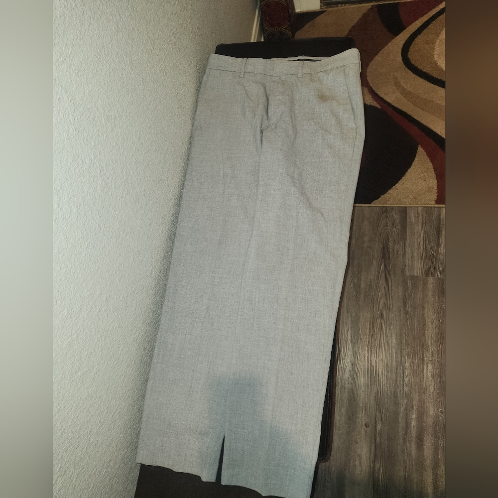 JM Haggar Gray Slim Fit dress pants size 33